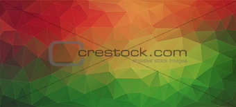 Horizontal Flat colorful abstract background