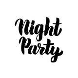 Night Party Lettering