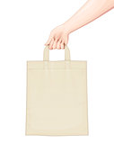 Hand hold Shopping bag. Set of accessoryes for foodstuff.