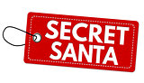 Secret Santa label or price tag