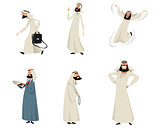 Six arab men