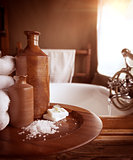 Luxury bathroom interior
