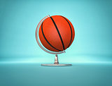 Basket world - desk globe