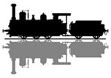 Vintage steam locomotive