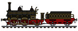 Historical steam locomotive