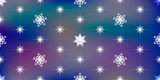 Vivid vector background with snowflakes