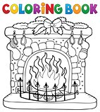Coloring book Christmas thematics 6