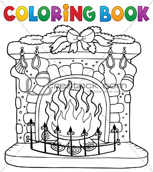 Coloring book Christmas thematics 6