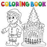 Coloring book Christmas thematics 8