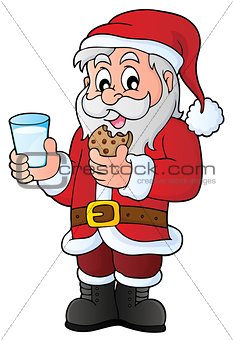 Santa Claus breakfast theme 1