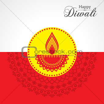 Diwali utsav greeting or poster card