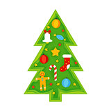 Christmas Tree Papercut