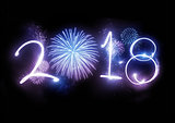 2018 Happy New Year Fireworks