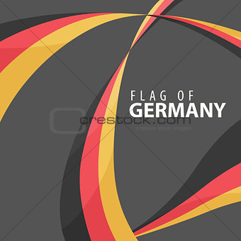 Flag of Germany against a dark background