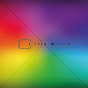 Bright rainbow mesh vector background