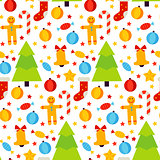 Christmas Holiday Seamless Pattern