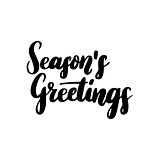 Season Greetings Lettering