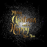 Merry Christmas and New Year background 