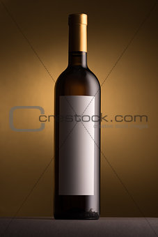 Excellent white wine bottle