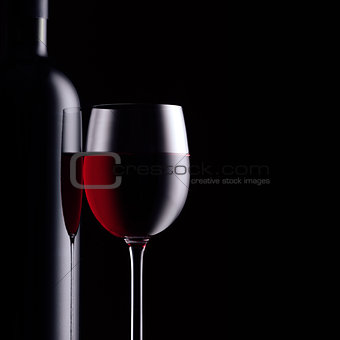 Red wine tasting