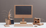 Eco-friendly creative cardboard office