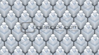 White gray abstract background. 3D