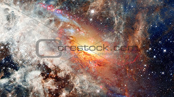 Dreamscape Galaxy. Elements of this Image Furnished by NASA