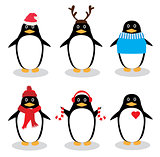 Vector Funny Penguins