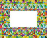 Color fractal Graphic background illustration