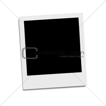 typical polaroid picture frame for your content