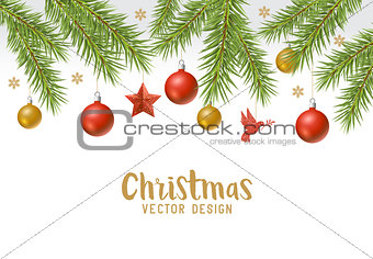 Christmas festive background border design