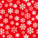 Winter christmas new year seamless pattern. beautiful texture with snowflakes Vector Illustration