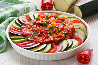 Ratatouille traditional French dish