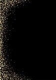 Black Background with Gold Stars