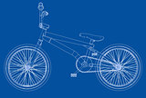 Bicycle bmx. Vector