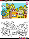 turtles student characters coloring book