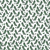 Vector background with green branches