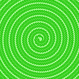Abstract Green Spiral Pattern