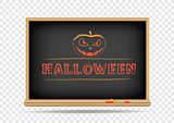 blackboard Halloween drawing