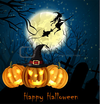 Halloween spooky background