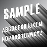 3D Font Alphabet