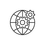 Web development line icon