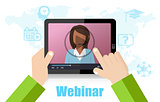Webinar Training, Online Conference and Education using Mobile Device