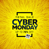 Cyber Monday sale banner