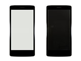 blank smartphones