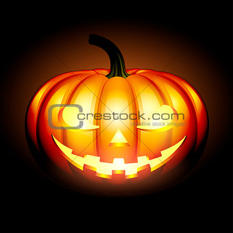 Scary Jack halloween pumpkin