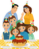 Family the child's birthday