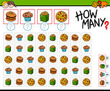 how many food objects cartoon game