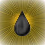 Black Oil Drop