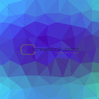 Mosaic Blue Background